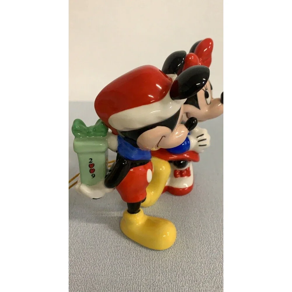 Bradford Exchange Disney Mickey & Minnie Mouse 2009 Porcelain Ornament